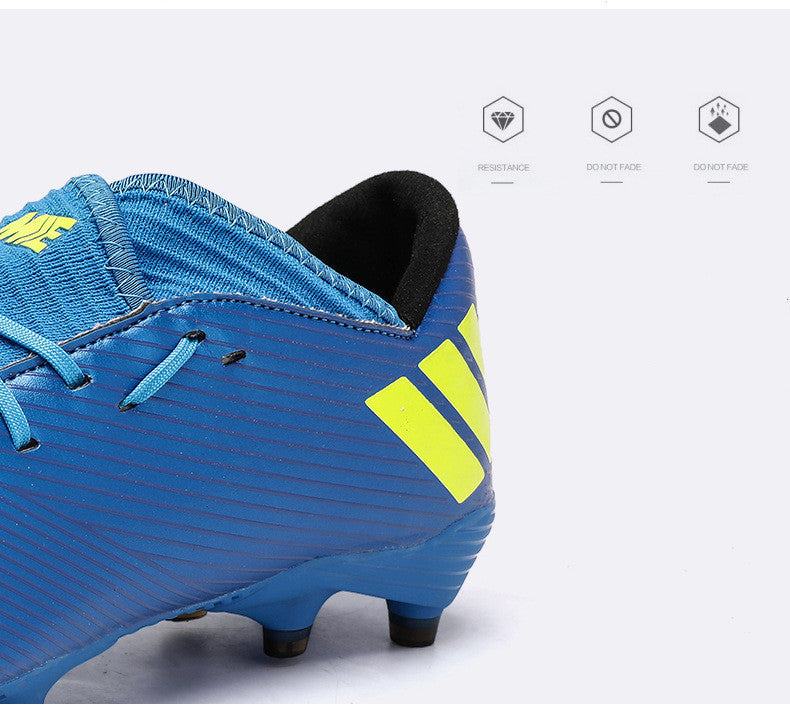 Outdoor High-top Football Boots Turf Soccer Cleats Kids AG Women Soft Football Shoes Enfom Clothing