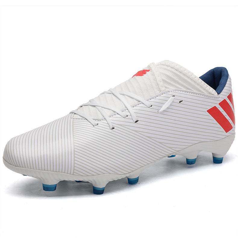 Outdoor High-top Football Boots Turf Soccer Cleats Kids AG Women Soft Football Shoes Enfom Clothing