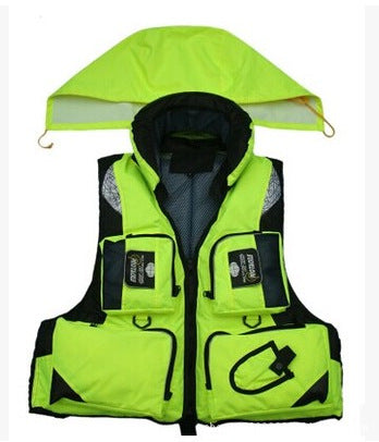 Outdoor Men Hunting Fishing Shooting Angling Detachable Llining Sleeveless Jacket Waistcoat Adult Drifting Water Sport Life Vest Enfom Clothing