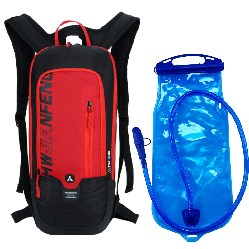 Outdoor Sport Backpack Climbing Hiking Running Bike Cycling Knapsack Ultralight Bladder Hydration Water Bag Rucksack Waterproof Enfom Clothing