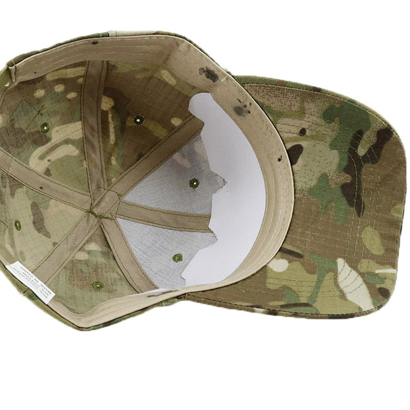 Outdoor Sport Caps Camouflage Hat Baseball Caps Simplicity Tactical Military Army Camo Hunting Cap Hats Adult Cap Enfom Clothing