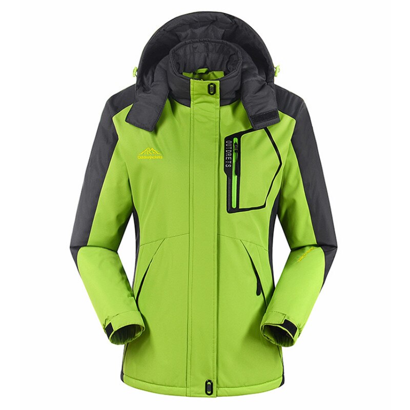 Outdoor Winter Women Skiing Jackets Snowboarding Jacket Colorful Windproof Breathable Ski Hiking Jackets Girls Warm Coat -30 Deg Enfom Clothing