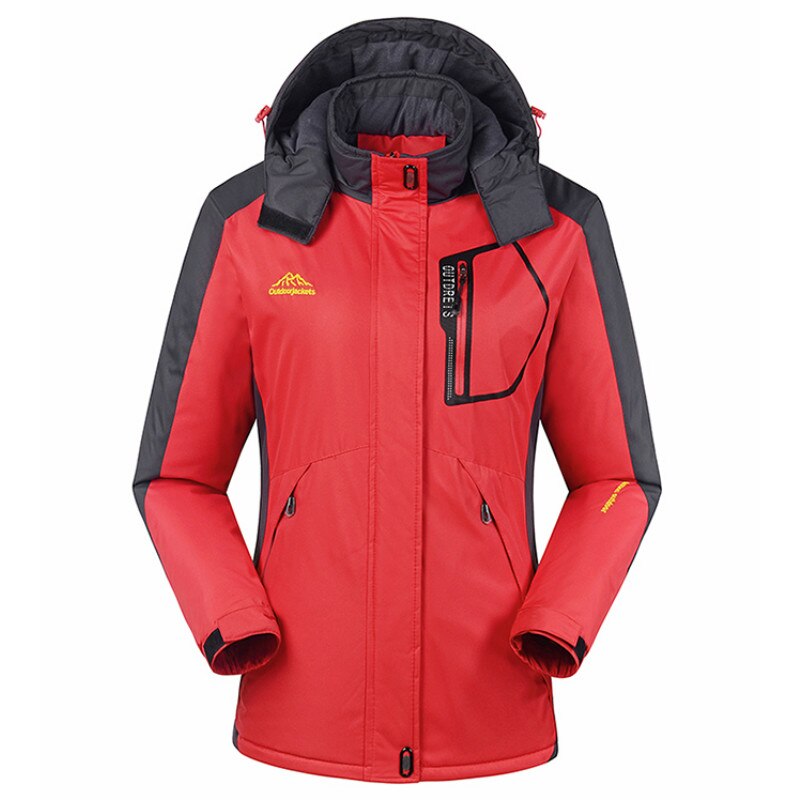 Outdoor Winter Women Skiing Jackets Snowboarding Jacket Colorful Windproof Breathable Ski Hiking Jackets Girls Warm Coat -30 Deg Enfom Clothing