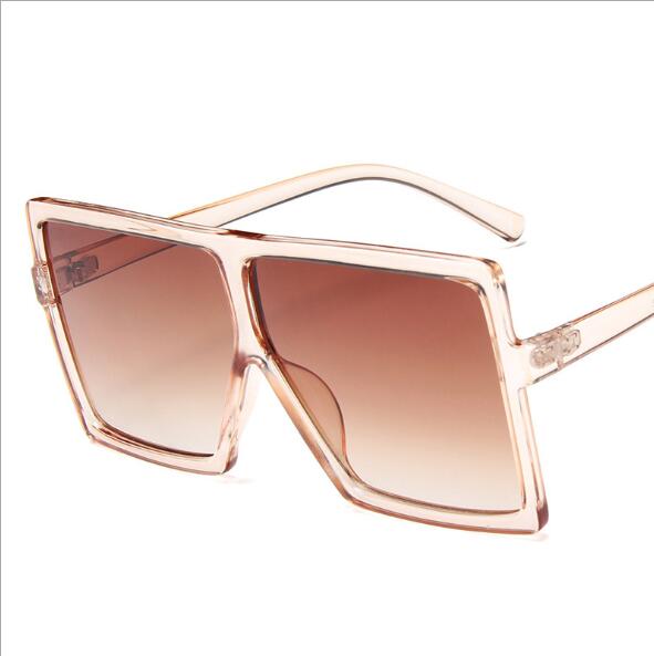 Oversized Women Sunglasses Square Brand Designer Big Frame Enfom Clothing