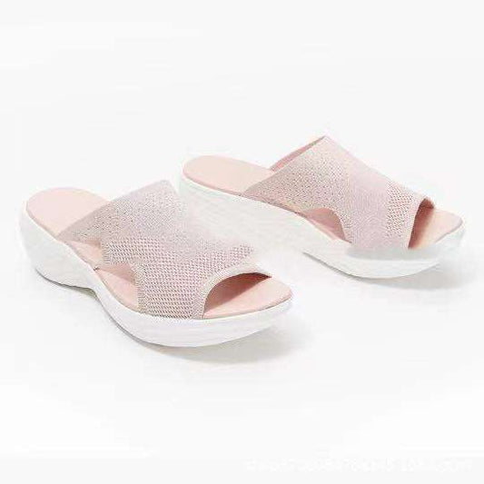 Plus Size Women's Shoes Summer Comfort Casual Sport Sandals Women Beach Wedge Sandals Enfom Clothing