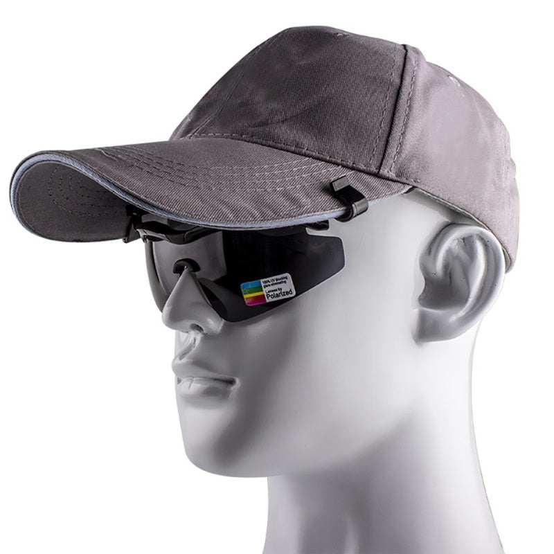 Polarized Fishing Glasses Hat Visors Sport Clips Cap Clip On Sunglasses For Fishing Biking Hiking Golf Eyewear Enfom Clothing