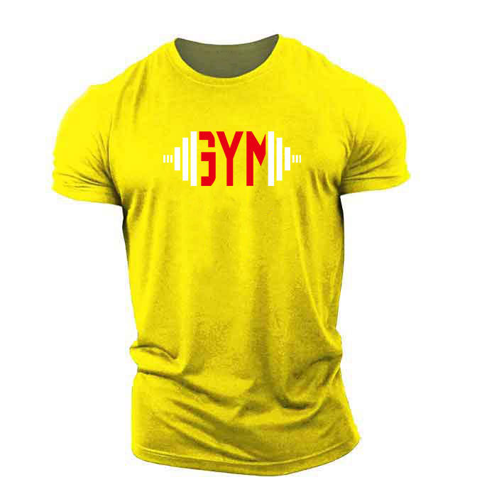 Popular Male Style GYM Muscle Brother Short Sleeves Enfom Clothing