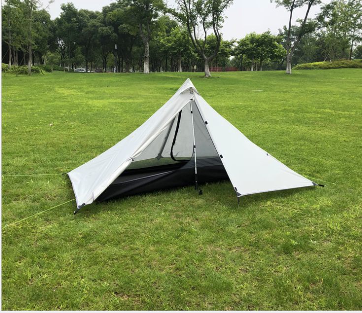 Portable camping pyramid tent single outdoor equipment camping supplies Enfom Clothing