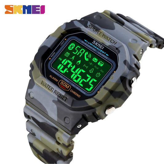 SKMEI Top Brand Smartwatch Men Electronic Watches Mens Pedometer Calorie Tracker For Huawei Iphone reloj inteligente Sport 1629 Enfom Clothing