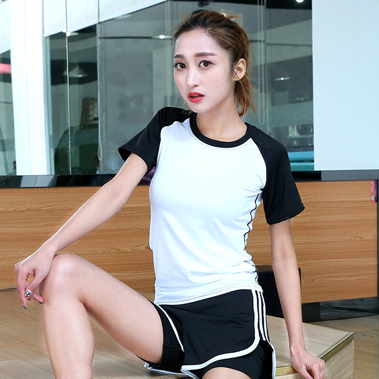 Short sleeve slim fit gym top Enfom Clothing