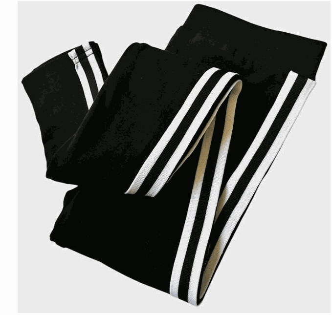 Side stripe sport versatile slim leggings female stretch outside wearing pencil pants cotton 2021 new feet pants Enfom Clothing