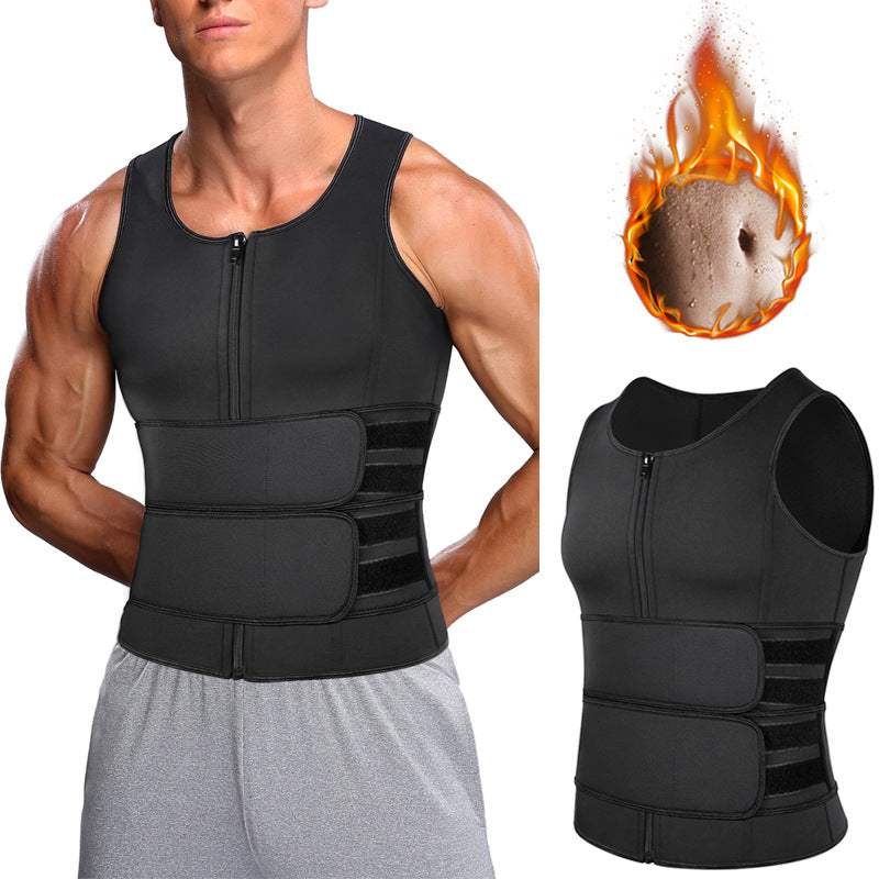 Simple Men's Corset Sports Body Shaping Vest Enfom Clothing