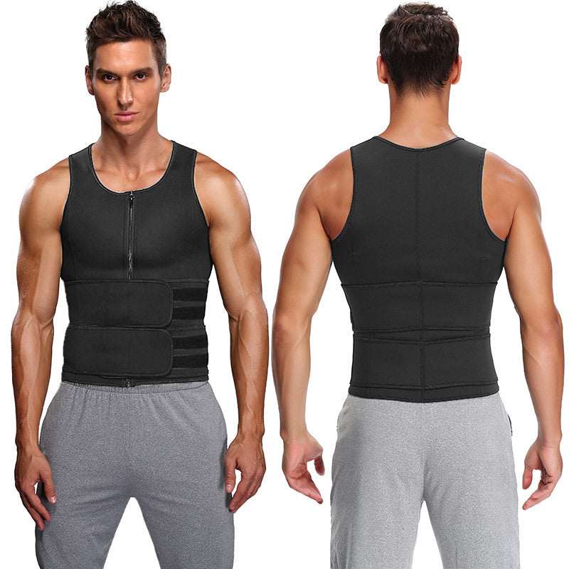 Simple Men's Corset Sports Body Shaping Vest Enfom Clothing