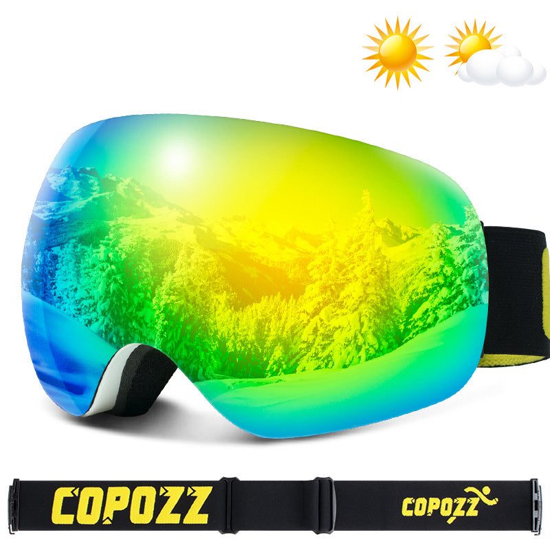 Ski Goggles Men And Women Adult Borderless Goggles Equipment Enfom Clothing