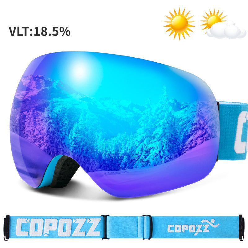 Ski Goggles Men And Women Adult Borderless Goggles Equipment Enfom Clothing