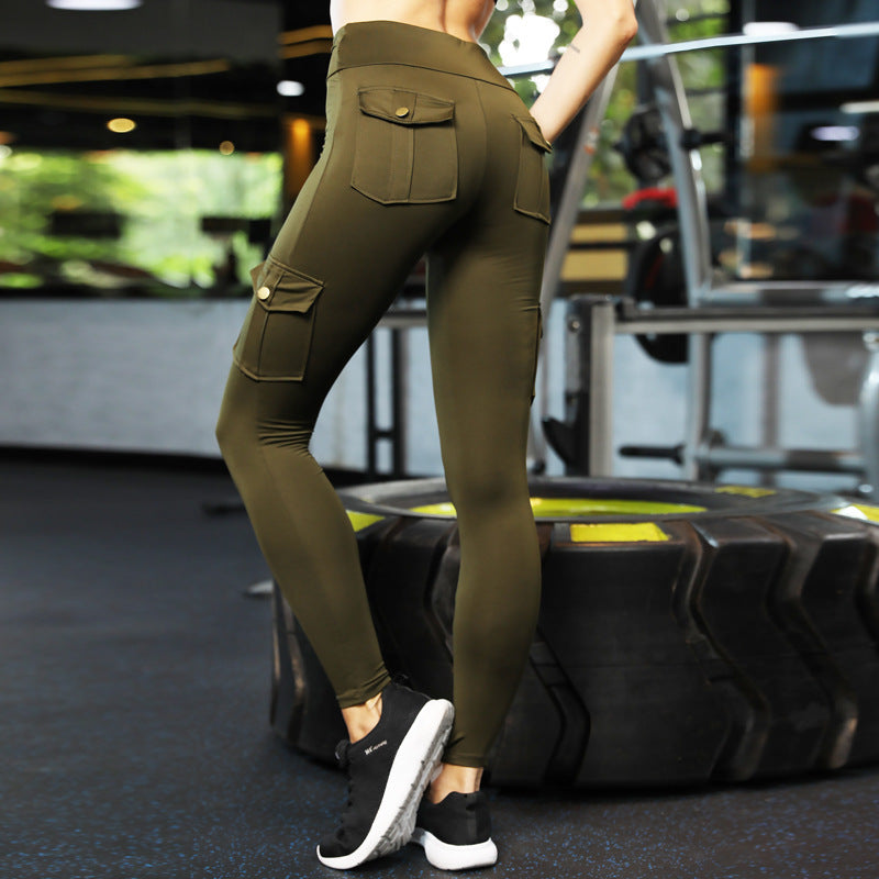 Skinny slim high elastic gym pants Enfom Clothing