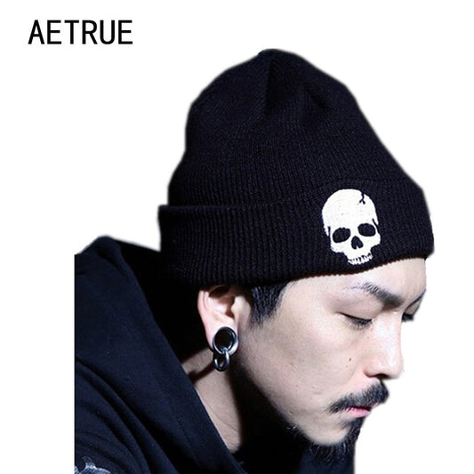 Skull Beanies Men's Hat Winter Hats For Men Women Winter Knit Hat Caps Brand Bonnet Skullies Warm Balaclava Cap Beanie New 2018 Enfom Clothing