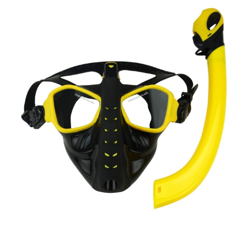 Snorkeling full cover full dry diving mask diving equipment silicone diving mask Enfom Clothing