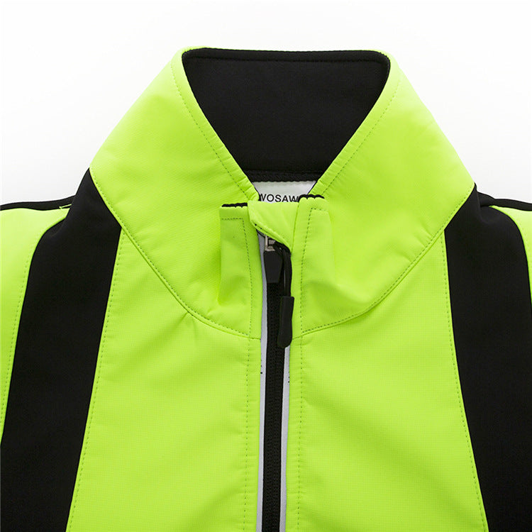 Soft shell Thermal Fleece Cycling Jacket Enfom Clothing