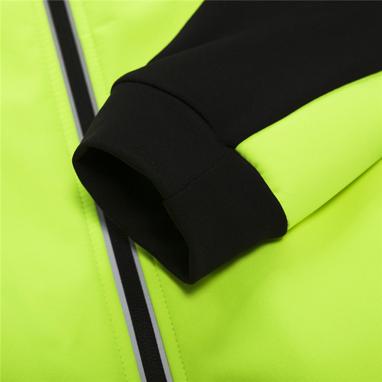 Soft shell Thermal Fleece Cycling Jacket Enfom Clothing