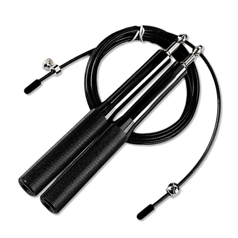 Sport Crossfit Speed Jump Rope Ball Bearing Aluminum Alloy Metal Handle Skipping Stainless Steel Cable Fitness Equipment Enfom Clothing