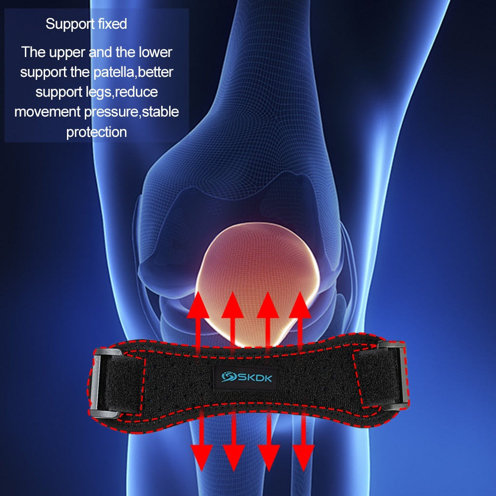 Sport Kneecap Silica Gel Kneepad Support Strap Gym Protector Enfom Clothing