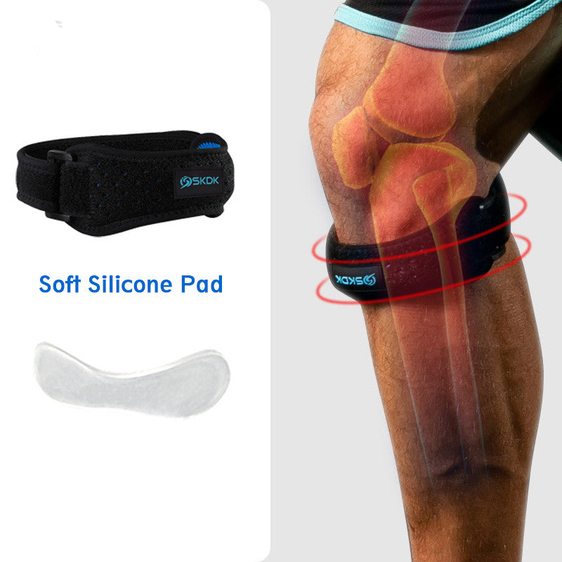 Sport Kneecap Silica Gel Kneepad Support Strap Gym Protector Enfom Clothing