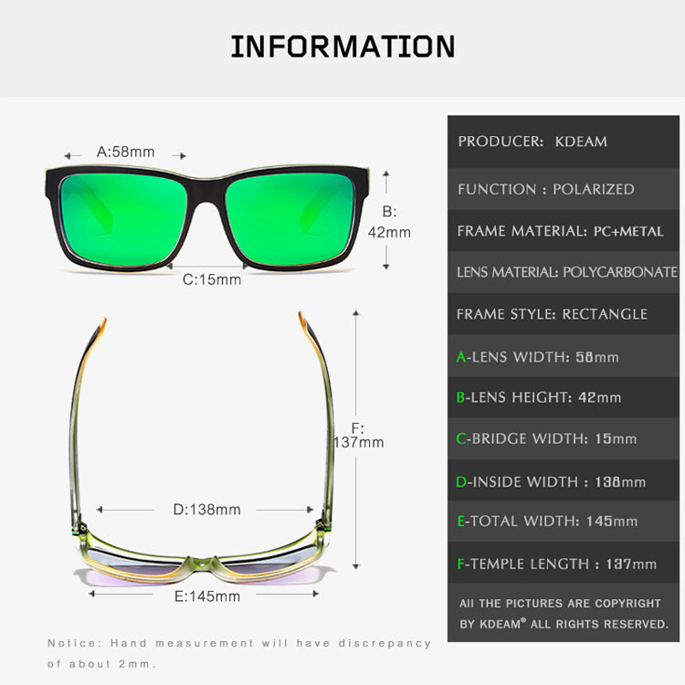 Sport square sunglasses Enfom Clothing