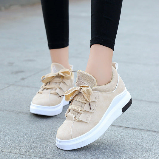 Sports Shoes, Single Shoes, All-Match Casual Shoes, Thick-Soled Inner Height Shoes Enfom Clothing