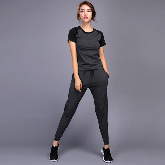 Sportswear Yoga Set Gym Workout Sports Pants Suit For Women Enfom Clothing