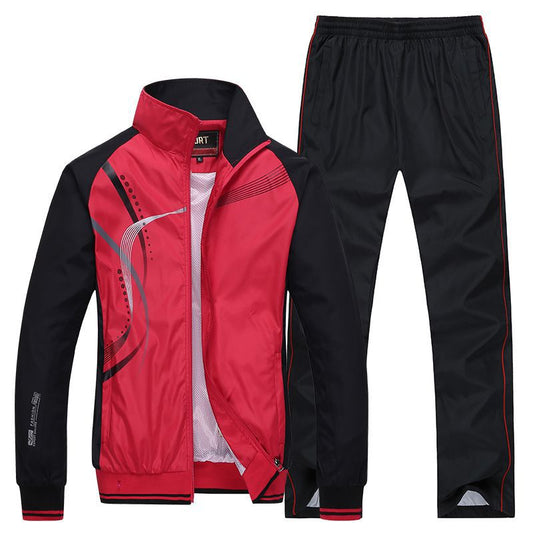 Spring And Autumn Couple Sports Suit Male And Female Student Casual Sportswear Enfom Clothing