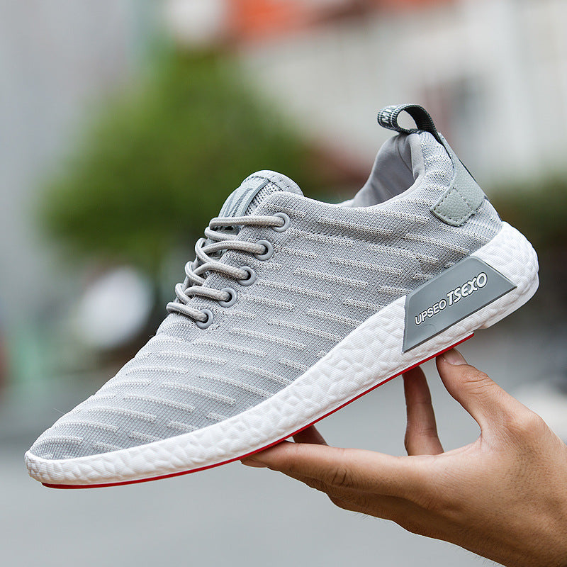 Spring and Autumn New Korean men's casual shoes men's shoes all-match tide running shoes lazy shoes Enfom Clothing