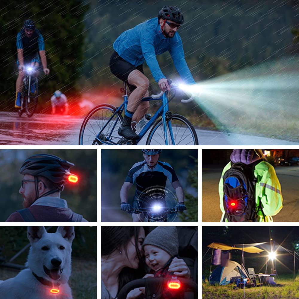 Strong Light Flashlight Bicycle Light Riding Equipment Enfom Clothing