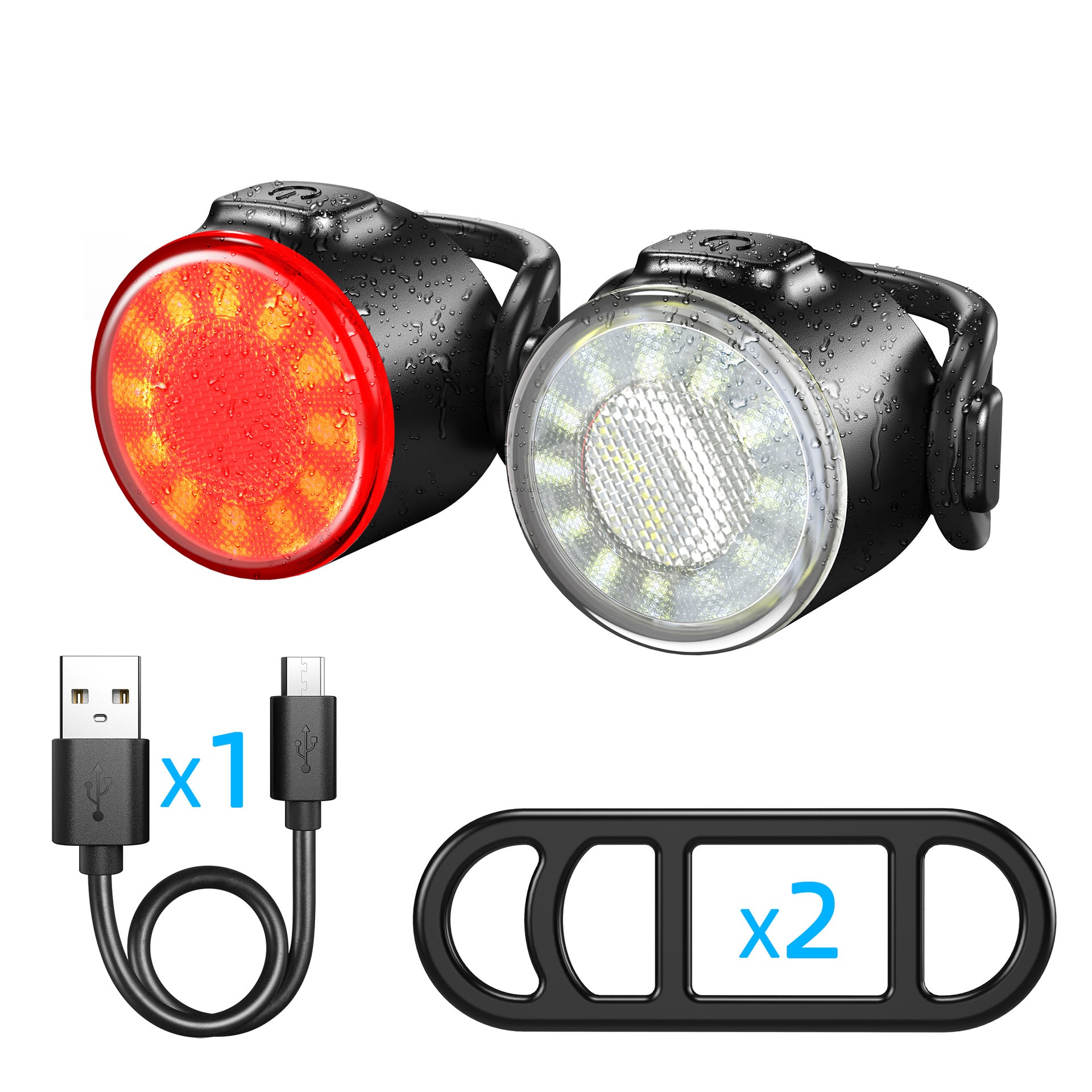 Strong Light Flashlight Bicycle Light Riding Equipment Enfom Clothing