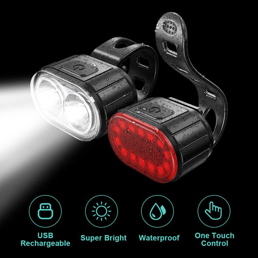 Strong Light Flashlight Bicycle Light Riding Equipment Enfom Clothing