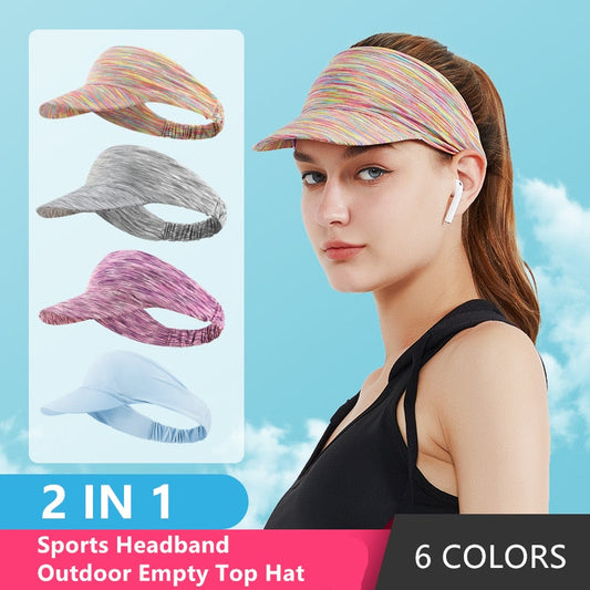 Summer Sun-resistant Tennis Cap Outdoor Sport Cycling Hat Breathable Running Headband Enfom Clothing