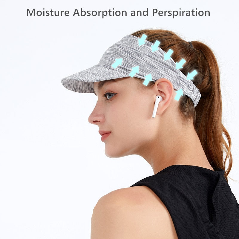 Summer Sun-resistant Tennis Cap Outdoor Sport Cycling Hat Breathable Running Headband Enfom Clothing