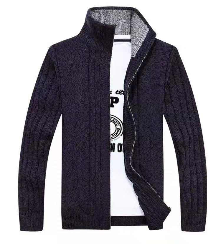 Sweater Male 2020 Wool Cotton Cardigan Autumn Men's Winter Sweater Kint Wear Knitwear Coats Clothing Enfom Clothing