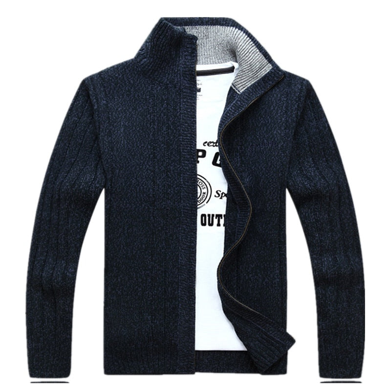 Sweater Male 2020 Wool Cotton Cardigan Autumn Men's Winter Sweater Kint Wear Knitwear Coats Clothing Enfom Clothing