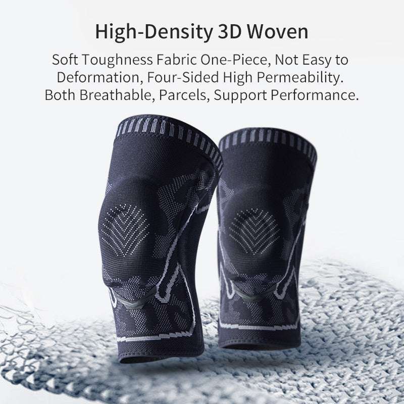 TMT Knitted Silicone Anti-collision Sports Knee Pads Enfom Clothing