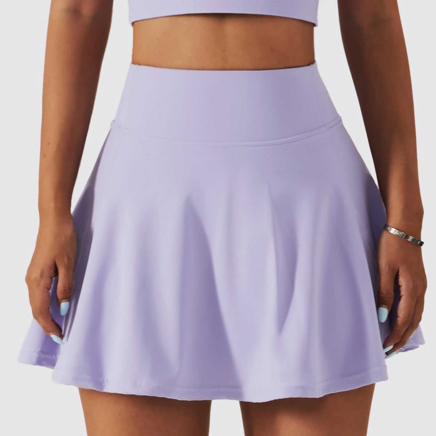 Tennis Skirt Fitness Badminton Fake Two Piece Sport Enfom Clothing