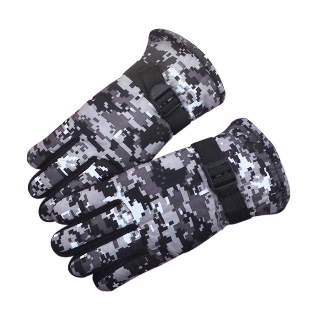 Thermal Ski Gloves Children Kids Winter Fleece Waterproof Warm Child Snowboard Snow Gloves Skiing Riding for 8-15 Years Old Enfom Clothing