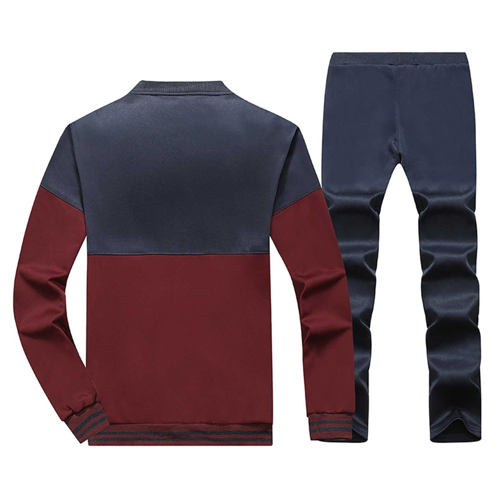 Two-Piece Large Size Suit Comfortable Men's Casual Pants Sweater Enfom Clothing