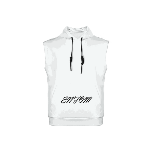 Unisex Regular Fit Sleeveless Pullover Hoodie Enfom Clothing