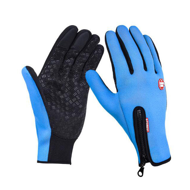 Winter Gloves Touch Screen Riding Motorcycle Sliding Waterproof Sports Gloves With Fleece Enfom Clothing