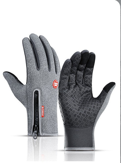 Winter Gloves Touch Screen Riding Motorcycle Sliding Waterproof Sports Gloves With Fleece Enfom Clothing