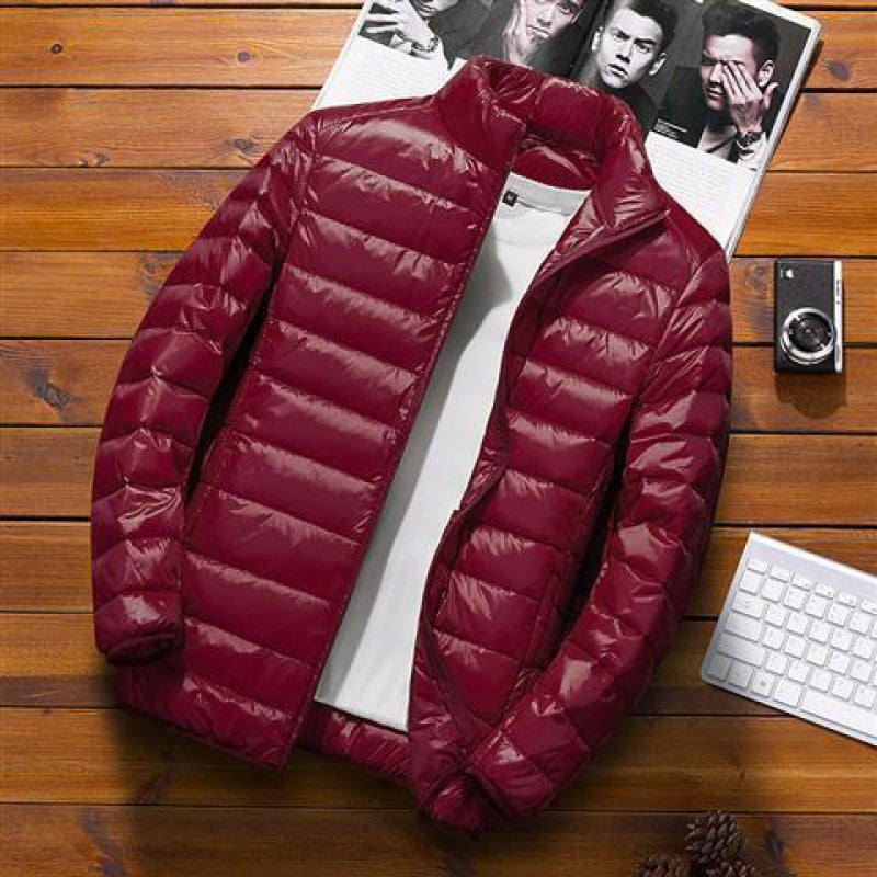 Winter Light And Solid Color Warm Down Jacket Sports Jacket Enfom Clothing