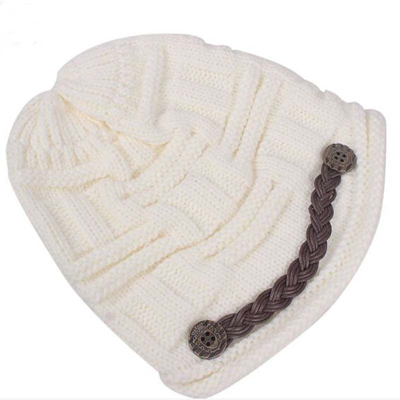 Woman knitted Caps earmuffs hat, fashion winter pure manual warm cap, four color, Christmas gift. Enfom Clothing