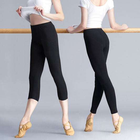 Women Cotton Ballet Pants Leggings Dancing Gymnastics Trousers Bodybuilding Daily Pants for Ballerina Enfom Clothing