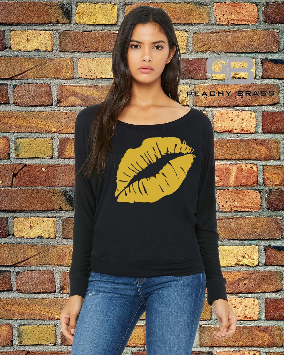 Women Off The Shoulder Lips Shirt Enfom Clothing